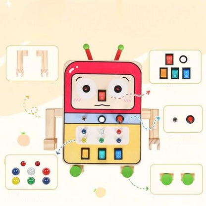 Tableau Montessori - BusyBoardCircuit™ - Robot