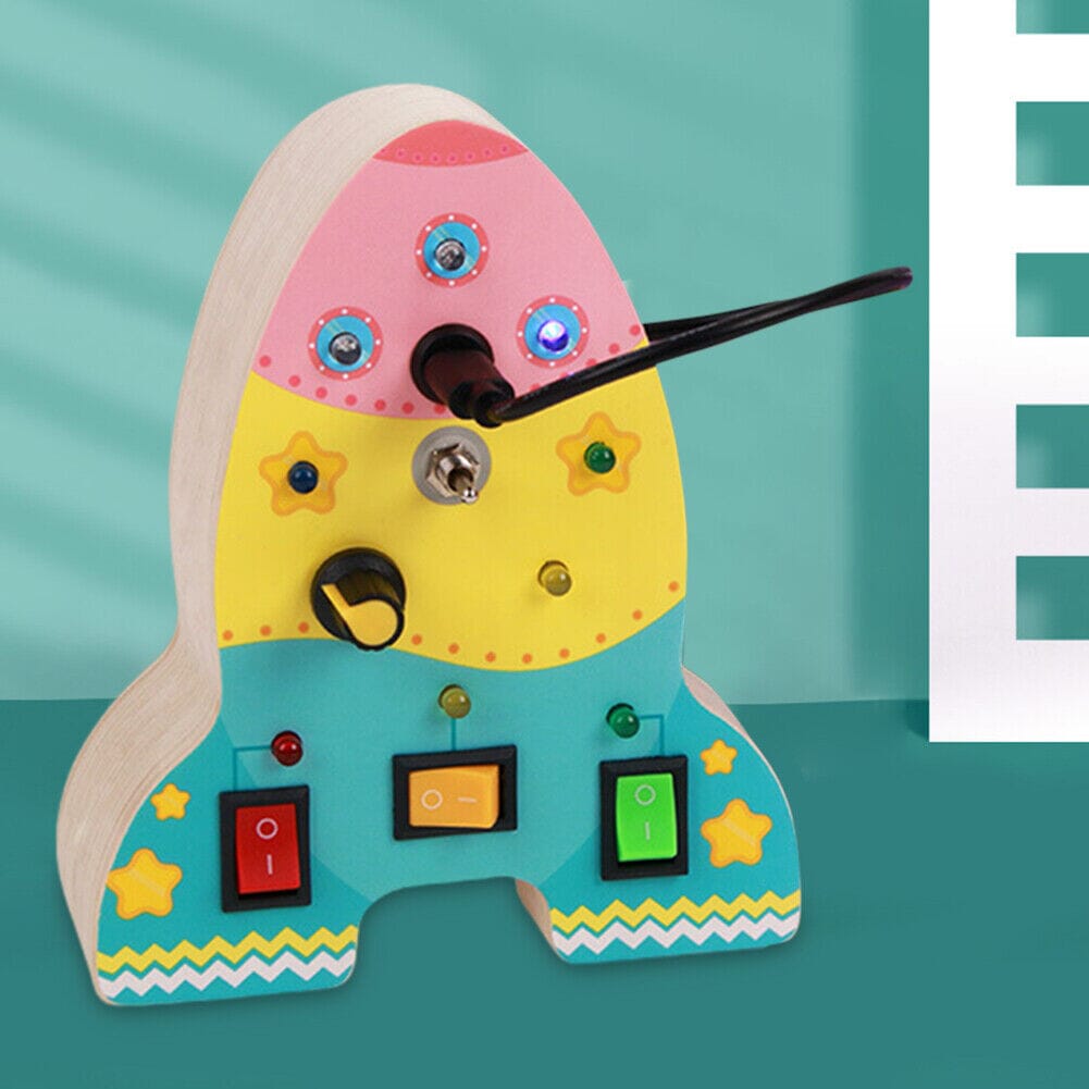 Tableau Montessori - BusyBoardCircuit™ - Fusée